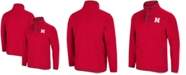 Colosseum Men's Scarlet Nebraska Huskers Rebound Snap Pullover Jacket